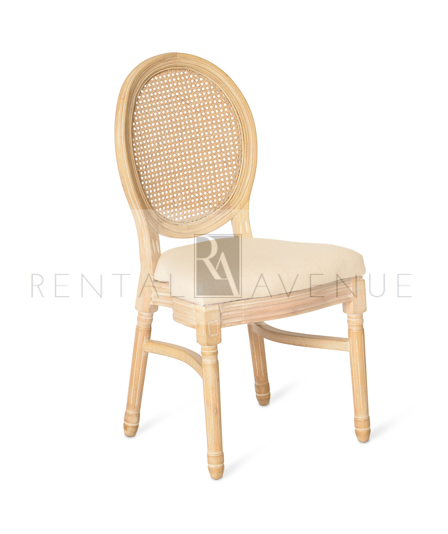Round Rattan Back Chair Rental
