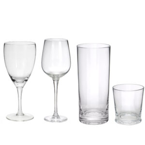 Clear Glassware Collection