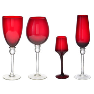Red Glassware Collection