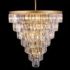 Gold 7 tier chandelier