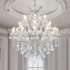 chrome chandelier for rental in Los Angeles