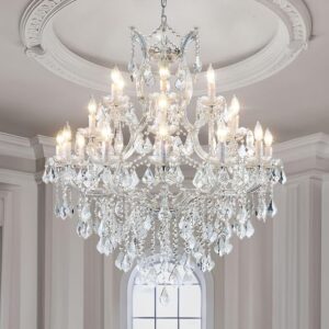 chrome chandelier for rental in Los Angeles