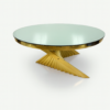 Kryptonite Table 72" Round Gold