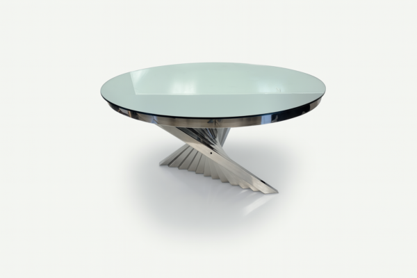 Kryptonite Table 72" Round Gold